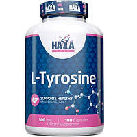 Тирозин Haya Labs L-Tyrosine 500 mg 100 Caps OM, код: 8062192