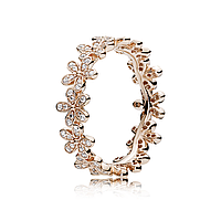 Серебряное кольцо Pandora Венок из маргариток 180934CZ 58 FS, код: 7361845