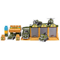Игровой набор Технок Военная база с машинками (9277) GR, код: 7938976