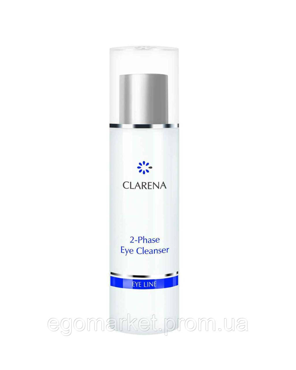 Двофазний засіб для видалення макіяжу з очей Clarena Eye Line 2-Phase Eye Cleanser 200 мл EM, код: 8365757