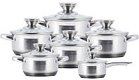 Набор посуды для приготовления пищи 12 предметов Ofenbach CS, код: 8389754