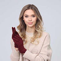 Перчатки LuckyLOOK женские 974-236 One size Бордовый FE, код: 6886033