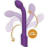 Вібростимулятор точки G фіолетовий Rewolution Rewoflex Flexible Vibrator SC, код: 7827895, фото 3