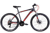 Велосипед 26 Discovery BASTION AM DD 2022 сіро-червоний Розмір 13 на зріст від 135 до 160 см TN, код: 7888060