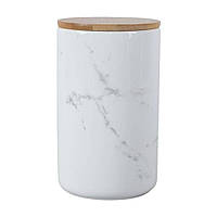 Банка керамическая Limited Edition Marble 900 мл белая 202С-007-А2 BF, код: 8179540
