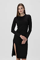 Платье однотонное женское OnMe CTM WTC02323 XS Черный (2000990084309) EV, код: 8421964