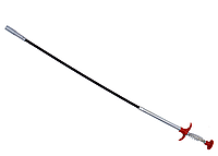 Тросик для чистки раковины с щипцами VOLRO длина 60 см. Черный (vol-495) TT, код: 1584438