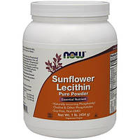 Лецитин NOW Foods Sunflower Lecithin Pure Powder 454 g 45 servings SK, код: 7518573