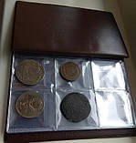 Альбом для монет Monet 130х185 мм на 60 великих комірок Чорний (hub_zyy0f) SC, код: 8190739, фото 3