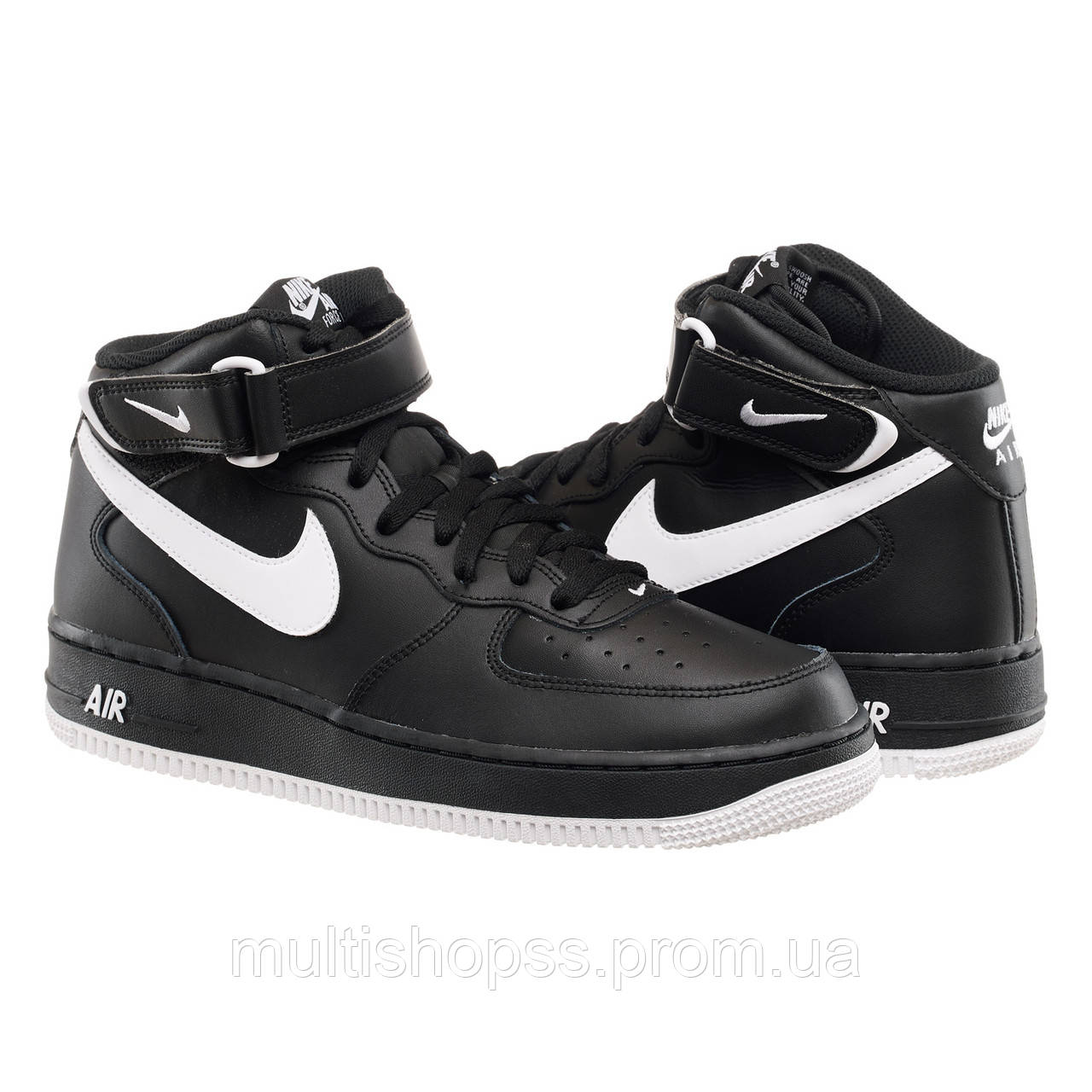 Кросівки чоловічі Nike Air Force 1 Mid '07 (DV0806-001) 42.5 Чорно-білий MP, код: 8133153