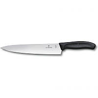 Кухонный нож разделочный Victorinox Swiss Classic Carving 22 см Черный (6.8003.22B) EV, код: 1709209