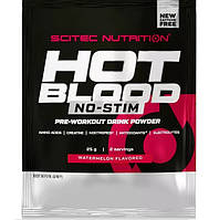 Комплекс до тренировки Scitec Nutrition Hot Blood No-Stim 25 g Watermelon US, код: 7778305