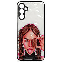 Чехол 3D Prisma Case Samsung Galaxy A14 5G Girl With Chocolate OB, код: 8130981