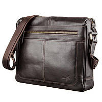 Деловая мужская сумка из гладкой кожи на плечо SHVIGEL 11251 Коричневая (11251) AG, код: 1891218