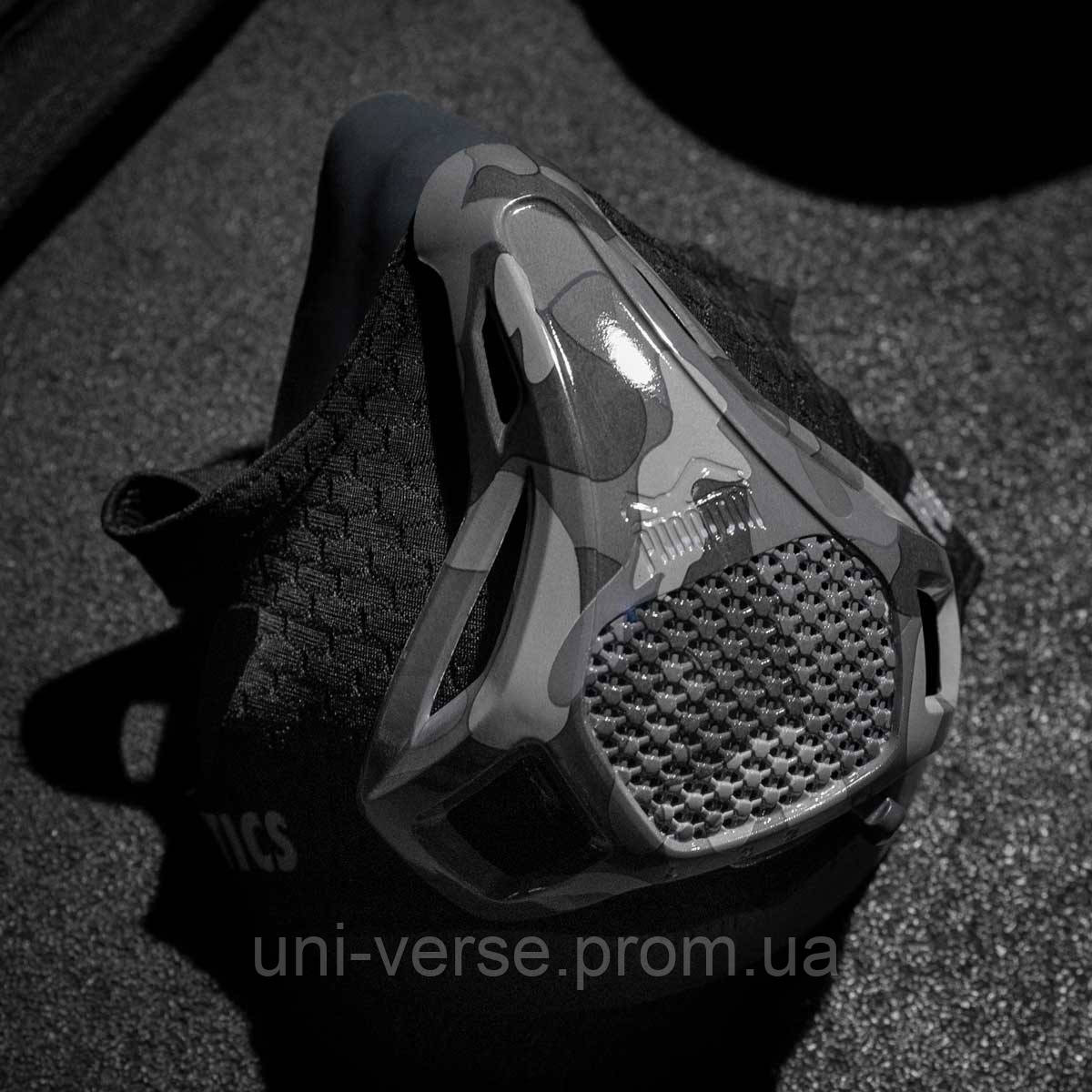 Маска для тренировки дыхания Phantom Training Mask Camo L Черный XN, код: 8104224 - фото 6 - id-p2158248954