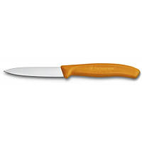 Кухонный нож Victorinox SwissClassic для нарезки 80 мм Оранжевый (6.7606.L119) TE, код: 376714
