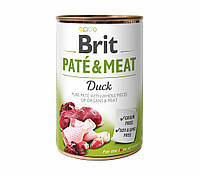 Влажный корм для собак Brit Care со вкусом утки и курицы 400 г (8595602530304) US, код: 7567979