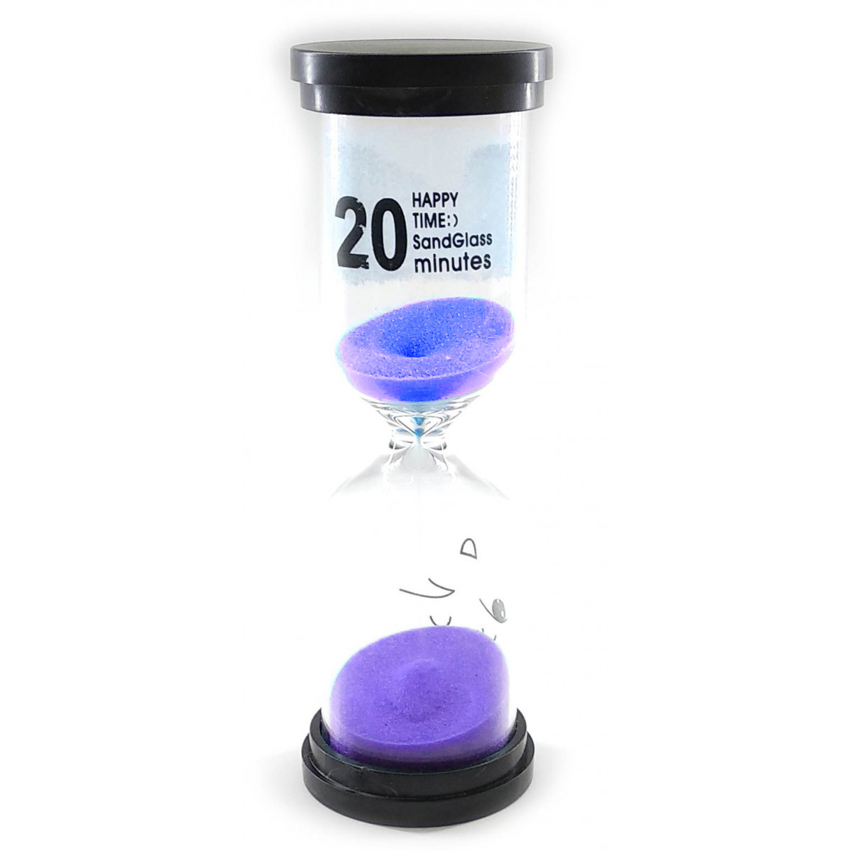 Годинник пісочний None на 20 хвилин 14х4.5х4.5 см Фіолетовий пісок (DN32236A) SC, код: 1389570