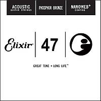 Струна Elixir 14147 Acoustic Nanoweb Phosphor Bronze .047 PP, код: 7291110