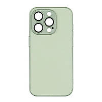 Чехол-накладка стеклянный матовый с защитой камеры Matte AG-Glass iPhone 15 Pro Autumn Leaf Y TP, код: 8374873