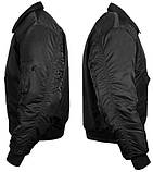 Тактична куртка бомбер Mil-Tec Us Basic Cwu Flight Jacket L чорна 10404502 SC, код: 8374977, фото 2