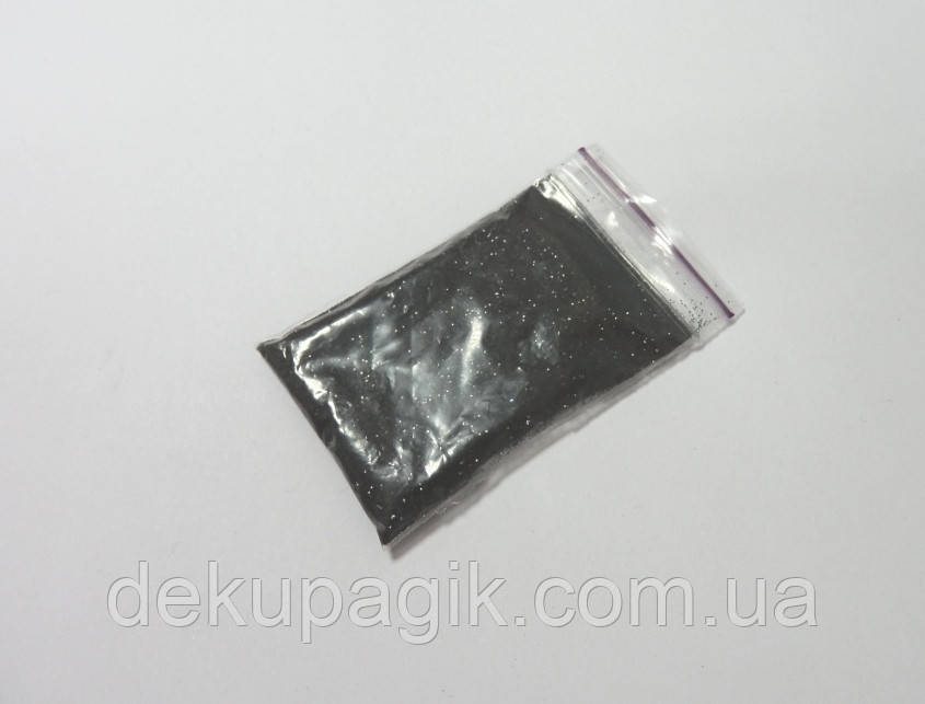 Гліттер чорний, 5 гр., фото 1