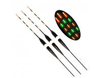 Набор из 3 светящихся LED поплавков для ночной рыбалки FG, код: 7422999