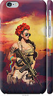 Пластиковый чехол Endorphone iPhone 6s Украинка с оружием Multicolor (5316m-90-26985) BB, код: 7748045