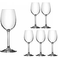Набор бокалов для вина Lora Бесцветный H50-003-6 210ml CP, код: 7242467