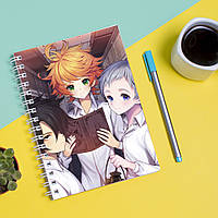 Скетчбук Sketchbook блокнот для рисования с принтом The Promised Neverland - Обещанный Неверл GR, код: 8301604