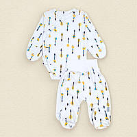 Комплект для новорожденных Dexters интерлок be brave 56 см белый (131649368816) FE, код: 8329957