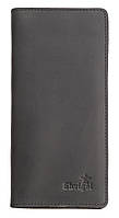Кошелек SHVIGEL из винтажной кожи 13794 Черный, Черный GT, код: 191673