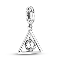 Серебряный шарм-подвеска Смертельные реликвии Гарри Поттер 799126C01 TP, код: 7360679