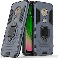 Чехол Ring Armor для Motorola Moto G7 Play Blue (arbc6924) MY, код: 1702967