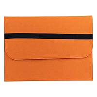 Чохол-сумка з повсті фетр Wiwu Apple MacBook 14 Orange SC, код: 7768615