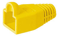 Ковпачок Goobay FreeEnd-RJ45 UTP5e (ковпачок) ізолюючий 6.4mm з вушком жовтий (75.01.1235) XN, код: 7454830