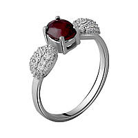 Серебряное кольцо SilverBreeze с натуральным рубином 1.865ct (2060154) 18 размер BX, код: 6485809