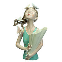 Фигурка Girl in green 32х20х13 см Lefard AL97902 Белый NL, код: 6869952