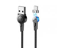 Кабель USB Hoco S8 Magnetic Micro 1.2m (black) EM, код: 8327997