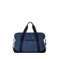 Сумка дорожная Exodus Leather Canvas Синий D1601Ex031 52 Х 35 Х 19 см FG, код: 7453215