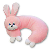 Мягкая игрушка Zolushka Подушка Рожок заяц 33см розовый (ZL4342) UM, код: 2606297
