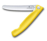 Кухонный нож Victorinox Swiss Classic Foldable Paring Knife складной, желтый, 11 см (6.7836.F TP, код: 5570973