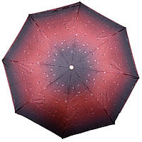 Зонт полуавтомат женский Toprain 2056 Капли на 8 спиц 100 см Бордовый OM, код: 8103055