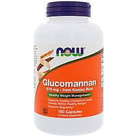 Глюкоманнан Glucomannan Now Foods 575 мг 180 капсул US, код: 7701471