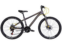 Горный велосипед 26 Discovery RIDER AM DD 2022 13 Темно-серебристый с желтым GR, код: 8413587