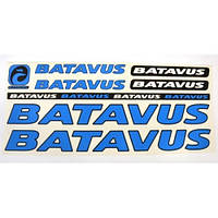 Наклейка Batavus на раму велосипеда Синий (NAK043) FT, код: 8233411