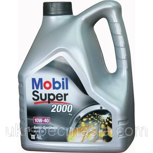 Моторна олива Mobil Super 2000 X1 10W-40, кан 4 л