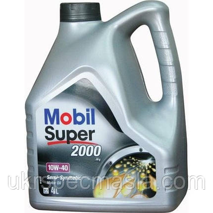 Моторна олива Mobil Super 2000 X1 10W-40, кан 4 л, фото 1