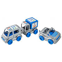 Набір машинок Kid cars Поліція Wader (39548) SC, код: 2327854