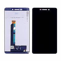 Дисплей для Nokia 6.1 TA-1043 TA-1045 TA-1050 TA-1054 із сенсором Чорним (DH0809) BK, код: 1463131